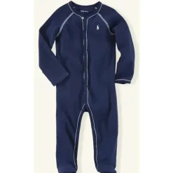 Macacão de algodão liso Ralph Lauren, marinho francês
