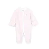 Macacão de Algodão Listrado Polo Ralph Lauren Baby - Meninas, Rosa Delicado/Branco