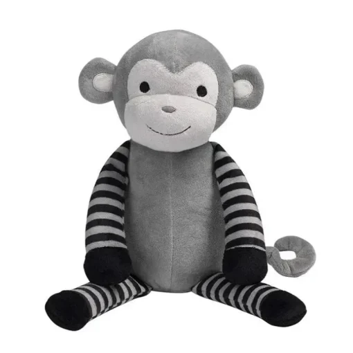 Macaco de pelúcia divertido da selva originais para dormir, bingo