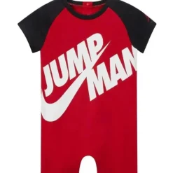 Macacão Jordan Baby - Boy Jumpman By Nike, Gym Red