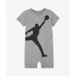 Macacão Jordan Baby Boy Jumpmen, Carbono Cinza Heather
