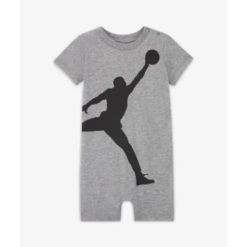 Macacão Jordan Baby Boy Jumpmen, Carbono Cinza Heather