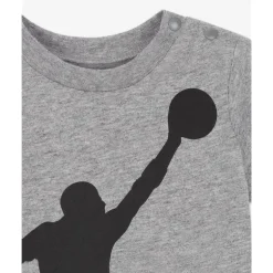 Macacão Jordan Baby Boy Jumpmen, Carbono Cinza Heather
