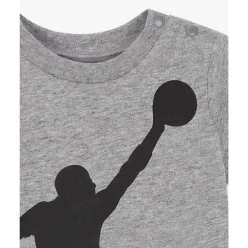 Macacão Jordan Baby Boy Jumpmen, Carbono Cinza Heather