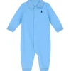 Macacão Polo Ralph Lauren Baby - Menino Algodão Polo, Azul Suffield