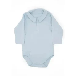 Macacão Primo Passi com Body 3-6M Azul Claro
