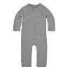 Macacão quimono acolchoado Burt's Bees, Heather Grey