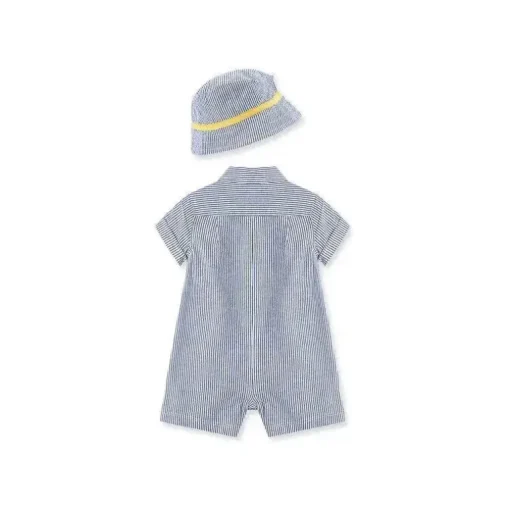 Macaquinho Little Me Whales - Azul