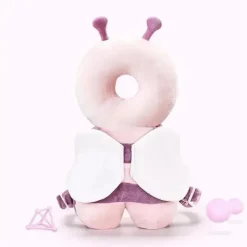 Macrobaby - Almofada de cabeça anti-queda para caminhada de segurança para bebês, rosa