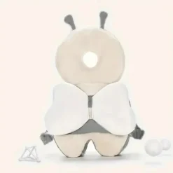 Macrobaby - Almofada de cabeça anti-queda para caminhada de segurança para bebês, bege