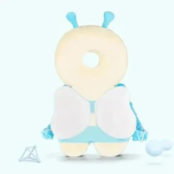 Macrobaby - Almofada de cabeça anti-queda para caminhada de segurança para bebês, azul