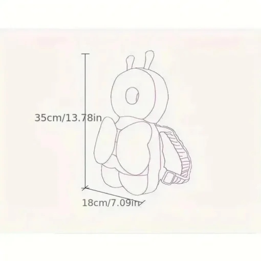 Macrobaby - Almofada de cabeça anti-queda para caminhada de segurança para bebês, rosa
