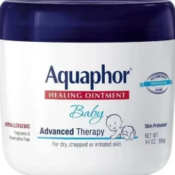 Macrobaby - Aquaphor Baby Healing Ointment Advanced Therapy Protetor de pele para pele rachada ou seca