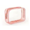Macrobaby - Bolsa de armazenamento de lápis com zíper rosa transparente