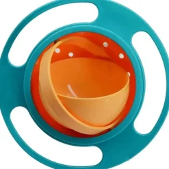 Macrobaby - Magic Gyro Bowl Tigelas à prova de derramamento com rotação de 360 ​​graus e tampa