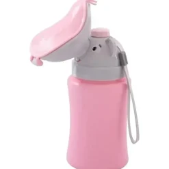Macrobaby - Menina Elefante Portátil Mictório À Prova de Vazamentos Banheiro de Emergência Garrafa de Xixi Copo Jar
