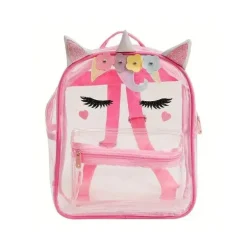 Macrobaby - Mochila unicórnio impermeável rosa de verão