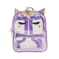 Macrobaby - Mochila unicórnio impermeável roxa de verão