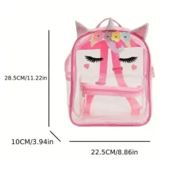 Macrobaby - Mochila unicórnio impermeável rosa de verão
