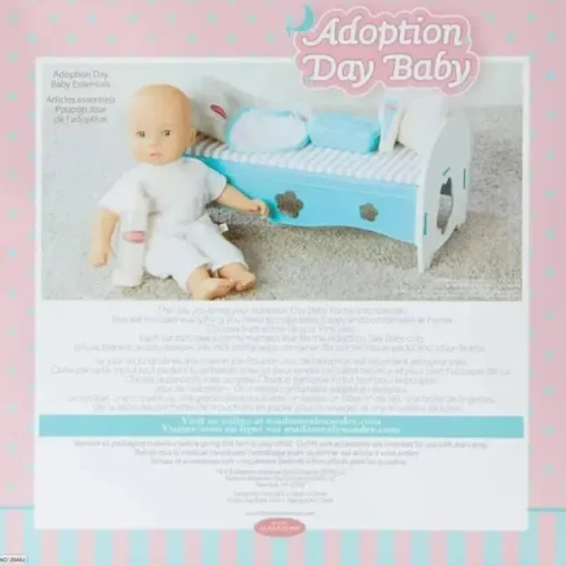 Madame Alexander - Acessórios para bonecas essenciais para bebês de 14 dias de adoção, boneca não incluída