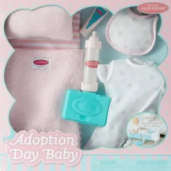 Madame Alexander - Acessórios para bonecas essenciais para bebês de 14 dias de adoção, boneca não incluída