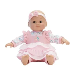 Madame Alexander - Baby Cuddles Rosa Floral Pele Média