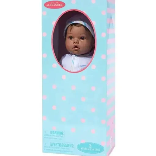Madame Alexander - Baby Face Tom de Pele Médio Olhos Castanhos/Cabelo Preto 19