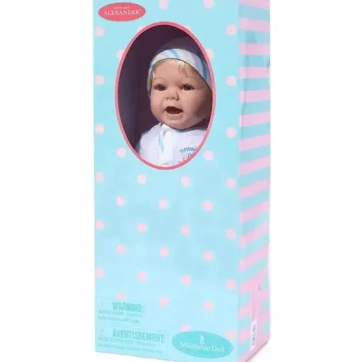 Madame Alexander - Sweet Baby tom de pele claro/olhos azuis/cabelo loiro 19'