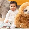 Magnetic Me - Baby Cotton White Safari Footie