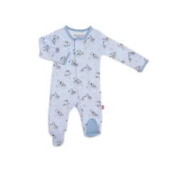 Magnificent Baby - Baby Boy Zbest Time Blue Modal Bota Magnética