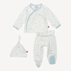Magnificent Baby - Blue Little Bitty Pretty One Kimono Set