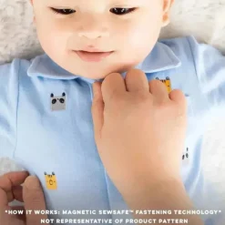 Magnificent Baby - Moletom Waffle Lilás Neve Modal Footie