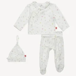 Magnificent Baby - Pink Little Bitty Pretty One Kimono Set