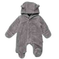 Magnificent Baby - Storm Minky Pram Sherpa Footie, Gray