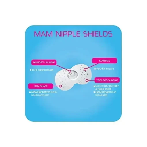 Mam - 2 Pk Protetores de Mamilos de Amamentação, 23mm