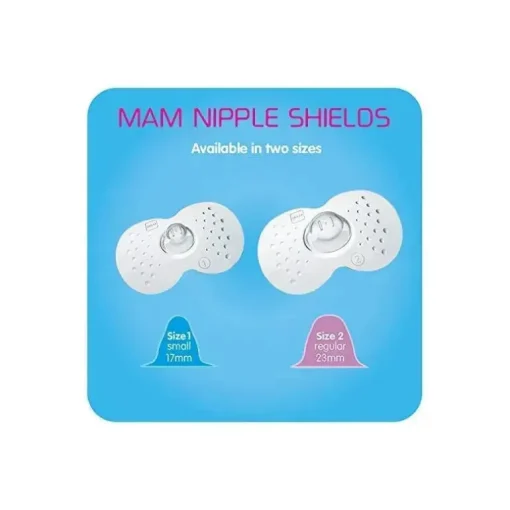 Mam - 2 Pk Protetores de Mamilos de Amamentação, 23mm