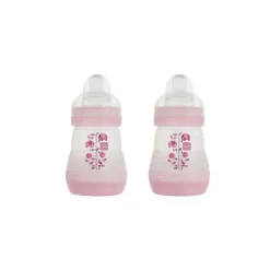 Mam - 2 unidades de frascos anti-cólicas 5 onças sortidas rosa/azul/branco