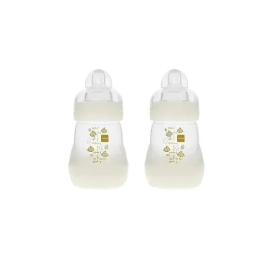 Mam - 2 unidades de frascos anti-cólicas 5 onças sortidas rosa/azul/branco