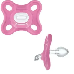 Mam - Chupeta Comfort Baby, 100% Silicone Leve, Estojo Esterilizador, Menina, 0-3 Meses