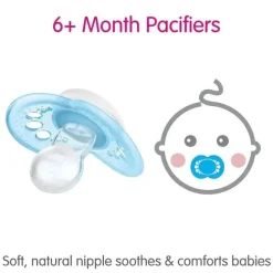 Mam - chupeta de noite e dia de menino 3Pk, 6M