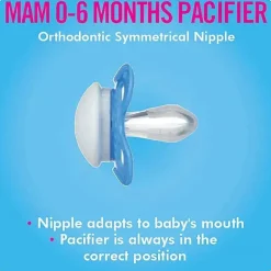 Mam - Chupeta 2Pk Girl Deep Sea, 0/6M
