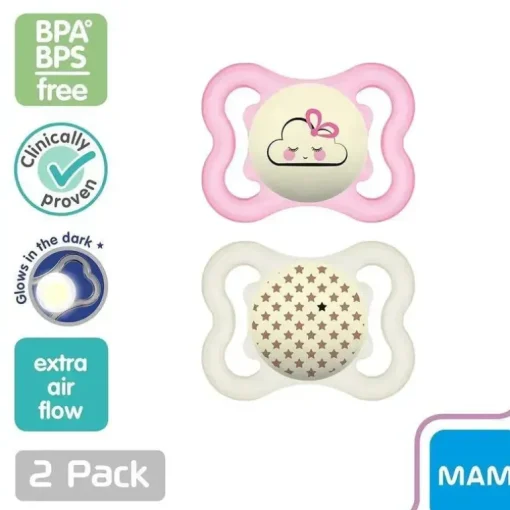 Mam - Chupeta Suprema Noturna 0-6 Meses, Menina