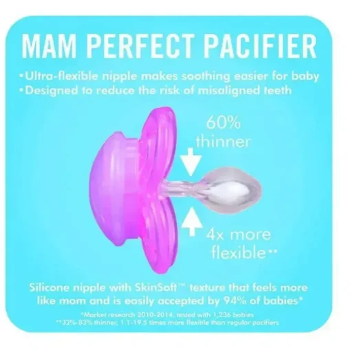 Mam - Chupeta Trends Collection 2Ct 6+ M, Unissex