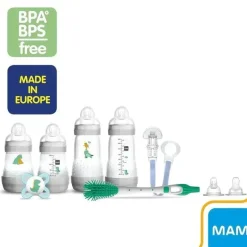 Mam - Conjunto de presente para recém-nascidos 9Pk Infant Basics, transparente