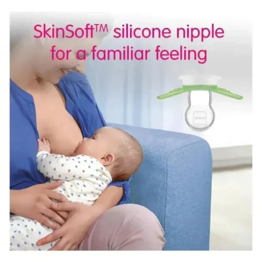 Mam 2 pacotes de chupeta ortodôntica camuflada de silicone para mais de 16 meses - as cores podem variar