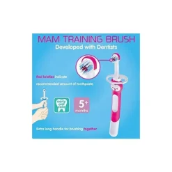 MAM Aprenda a Escovar Conjunto de Escovas de Dentes 5+M - Azul