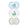 MaM Baby Day &amp; Night Ortho pacote de 3 chupetas 6+M