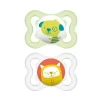 Mam Mini Chupeta de Ar 0-6M, Pacote com 2, Verde