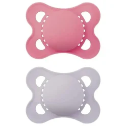MaM Original Matte chupeta para bebê 2 pacote menina 0-6M