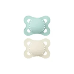 MaM Original Matte Chupeta 2 Pacote Verde e Bege 0-6 Meses